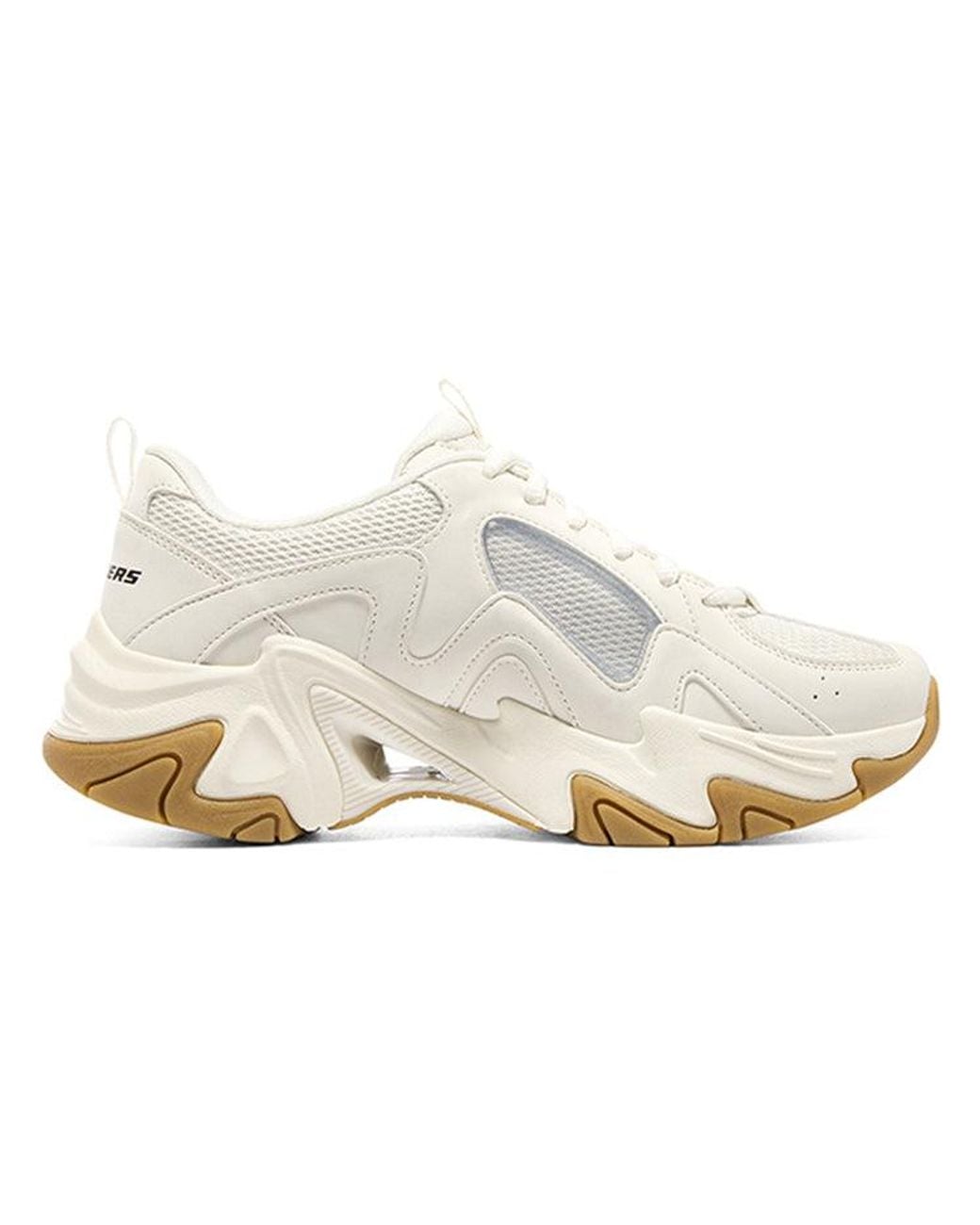 Skechers White (Wmns) Stamina V3 Shoes Tan'