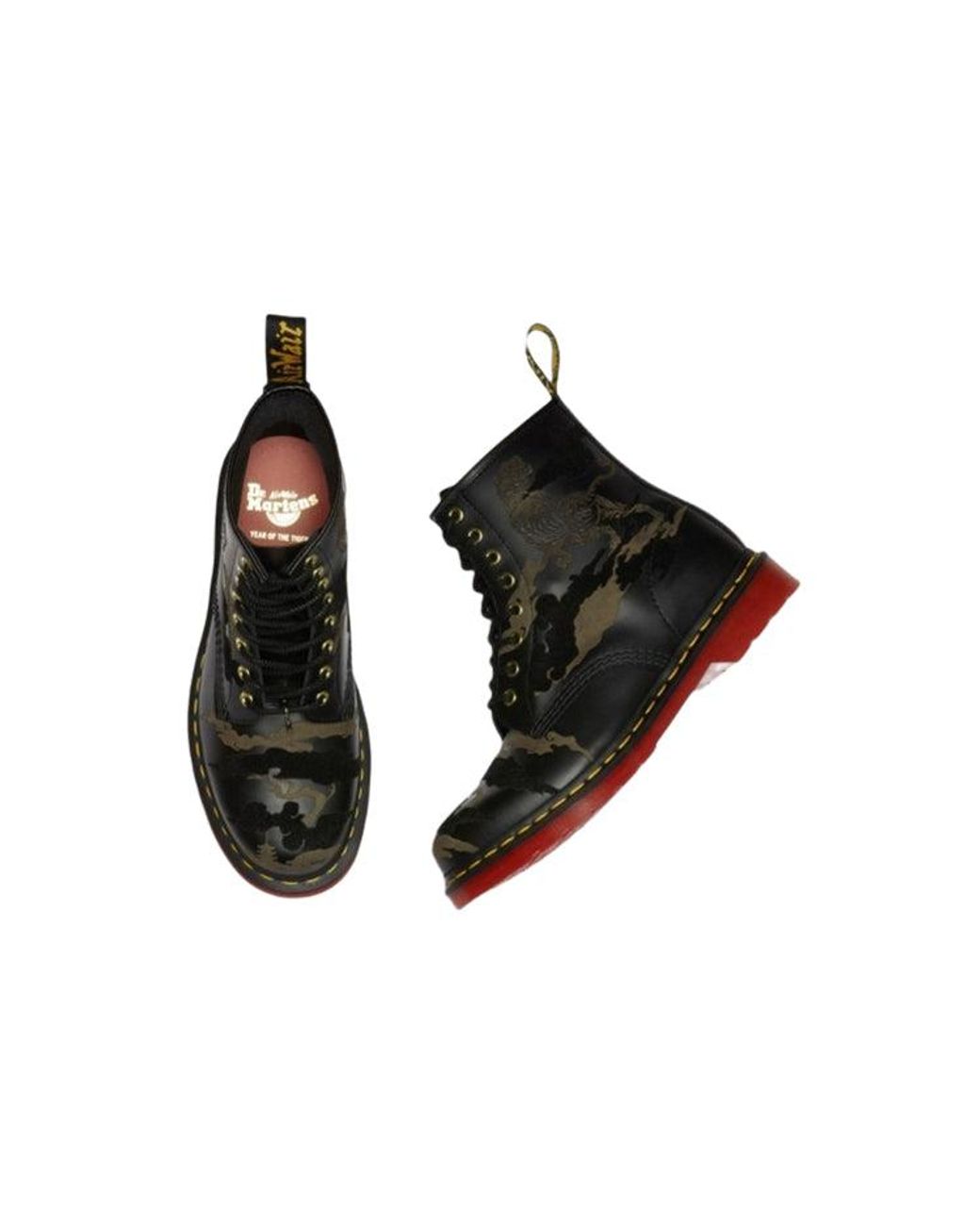 Dr. Martens Black 1460 Yott Martin Boots