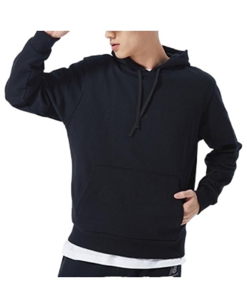 New Balance Black Solid Color Knit Couple Style for men