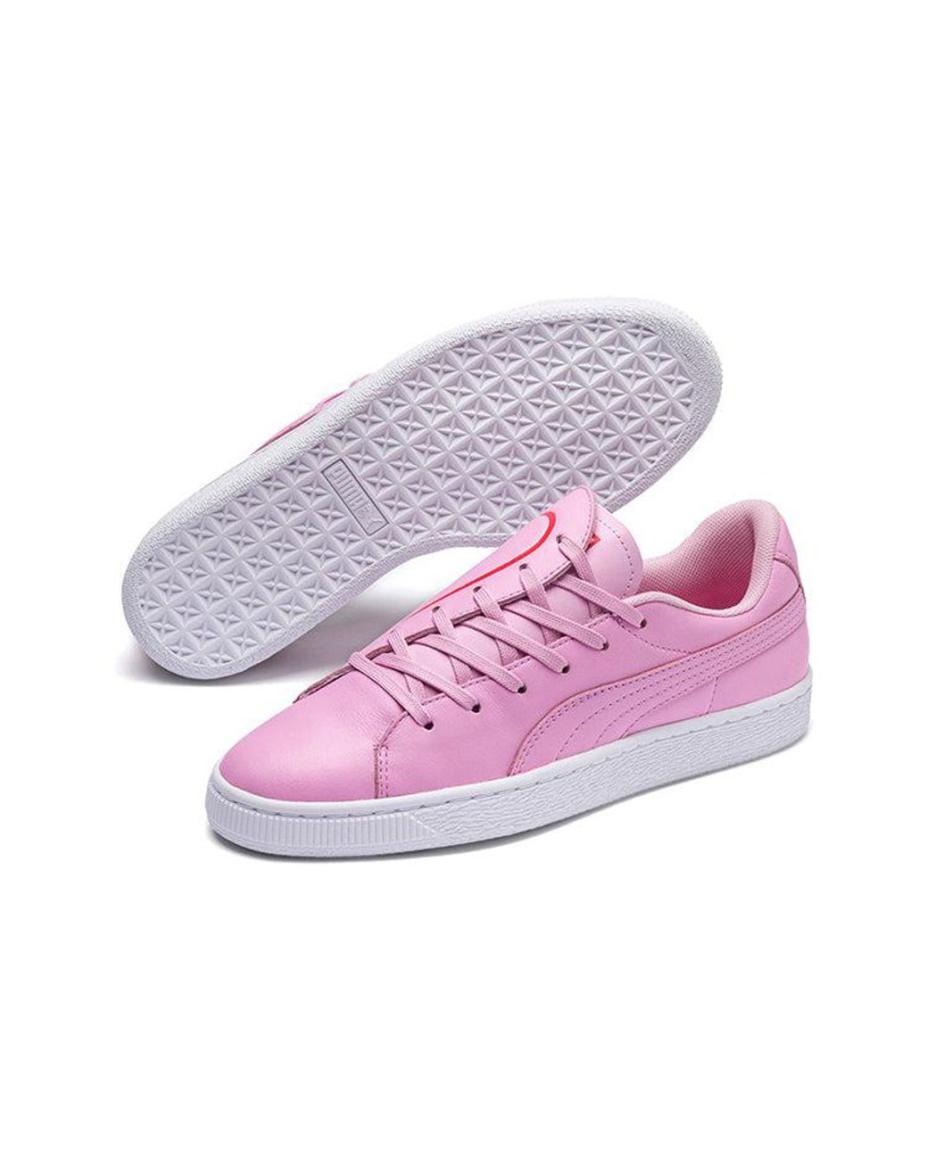 PUMA Purple (Wmns) Basket Crush Emboss 'Pale'
