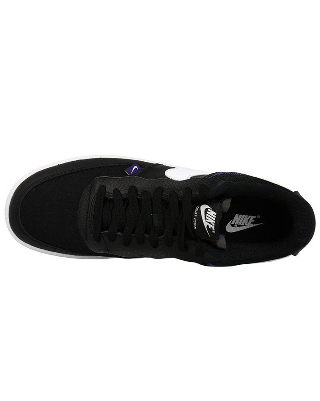 Nike Black Court Vision Low Premium for men