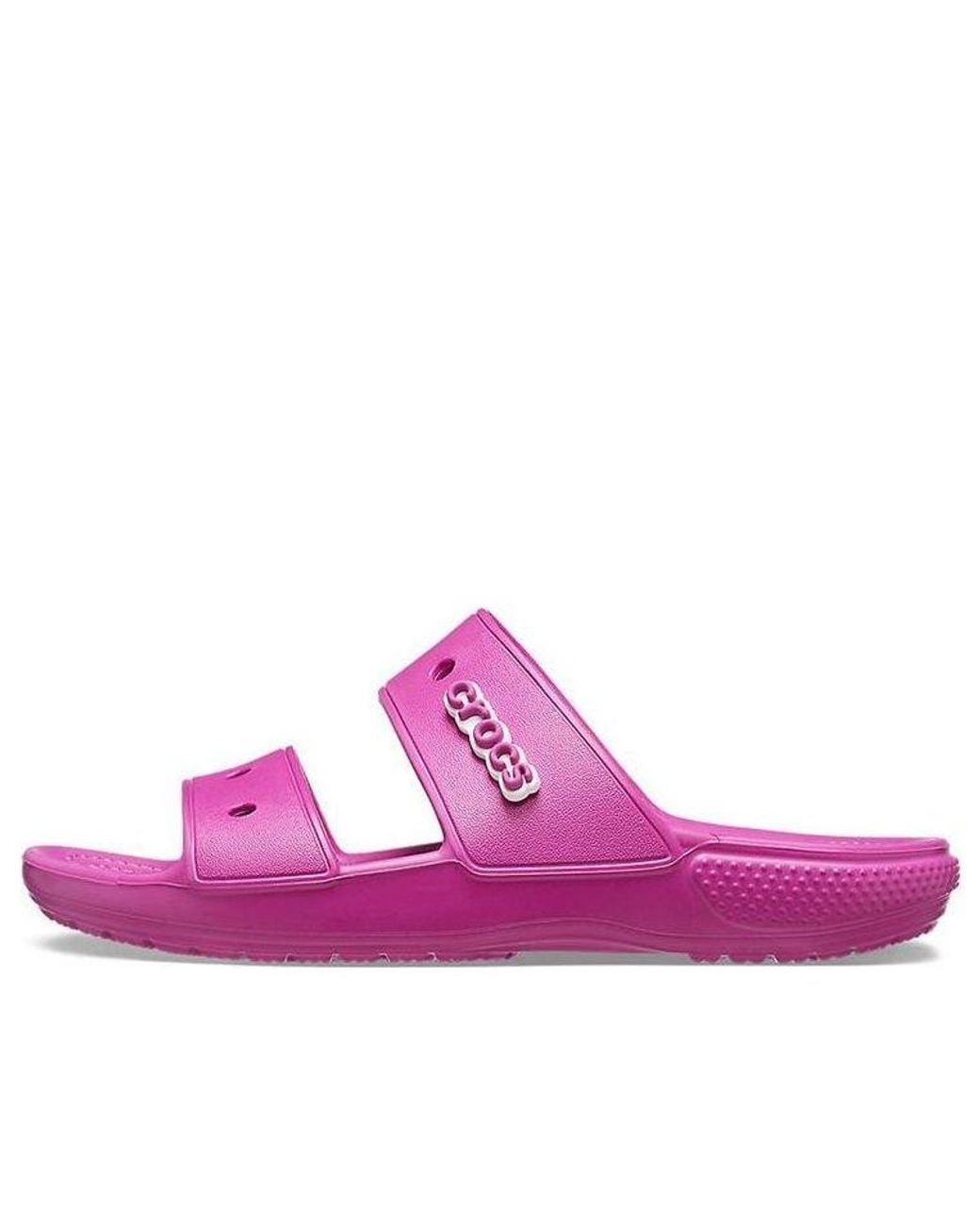 CROCSTM Pink Classic Cozy Sandals