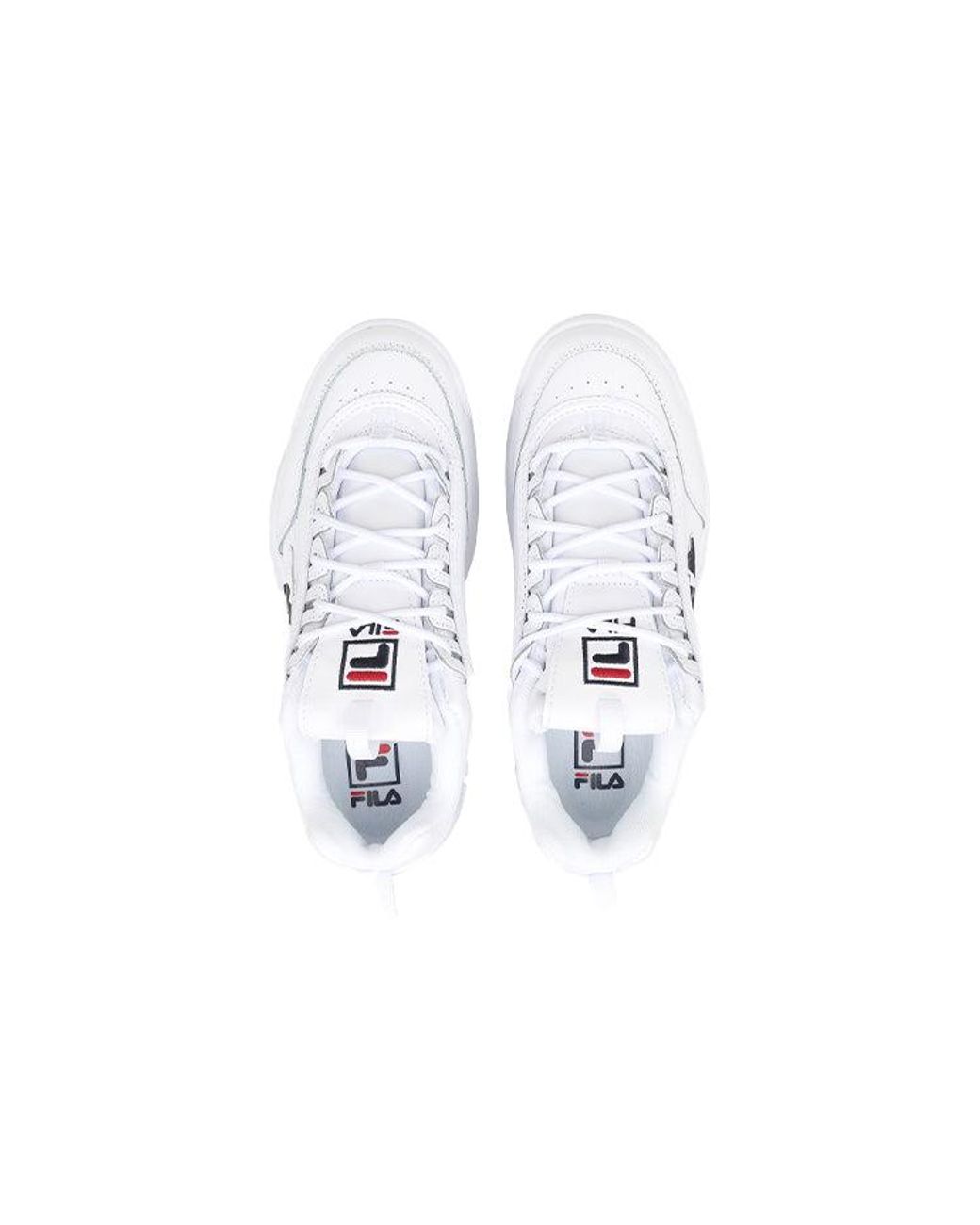 Fila White Disruptor 2 Low Top Shoes