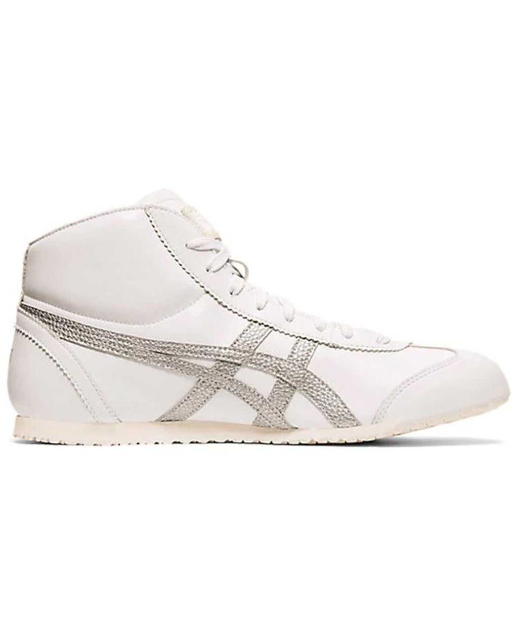 Onitsuka Tiger White Mexico Mid Runner Sport Shoes for men