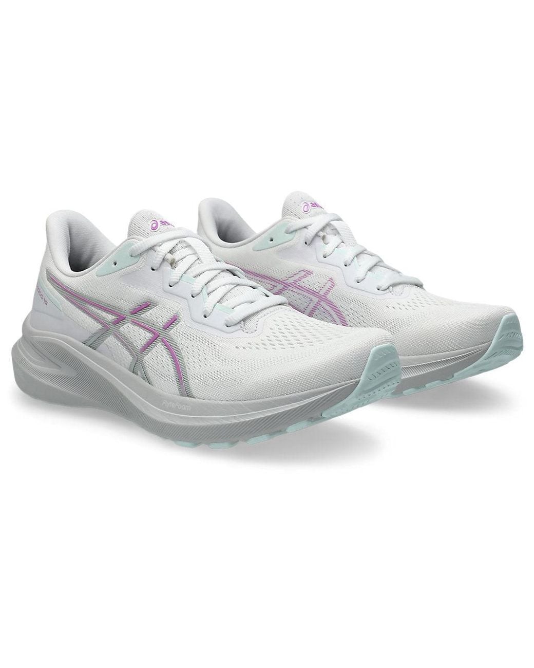 Asics White (Wmns) Gt-1000 13 Sneakers Glow'