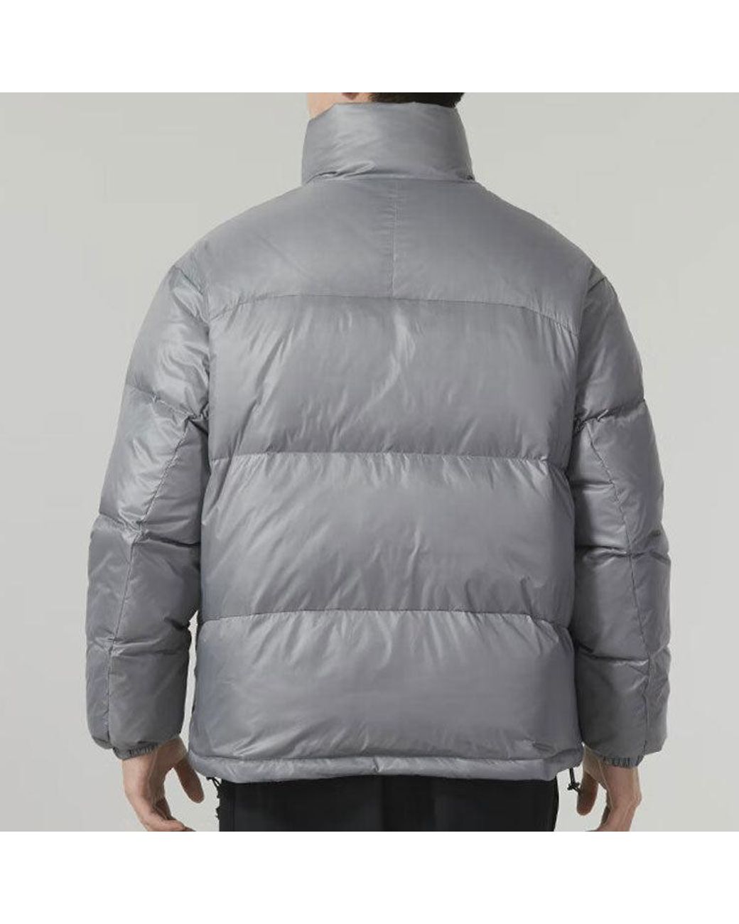 Adidas Gray Puff Down Jacket for men