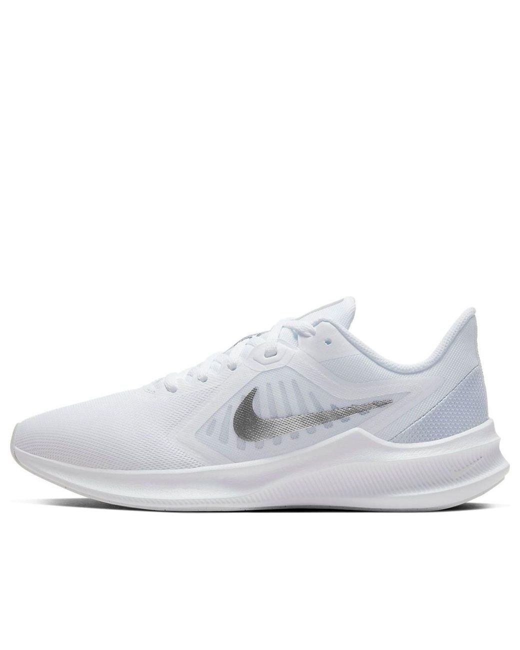 Nike White (Wmns) Downshifter 10
