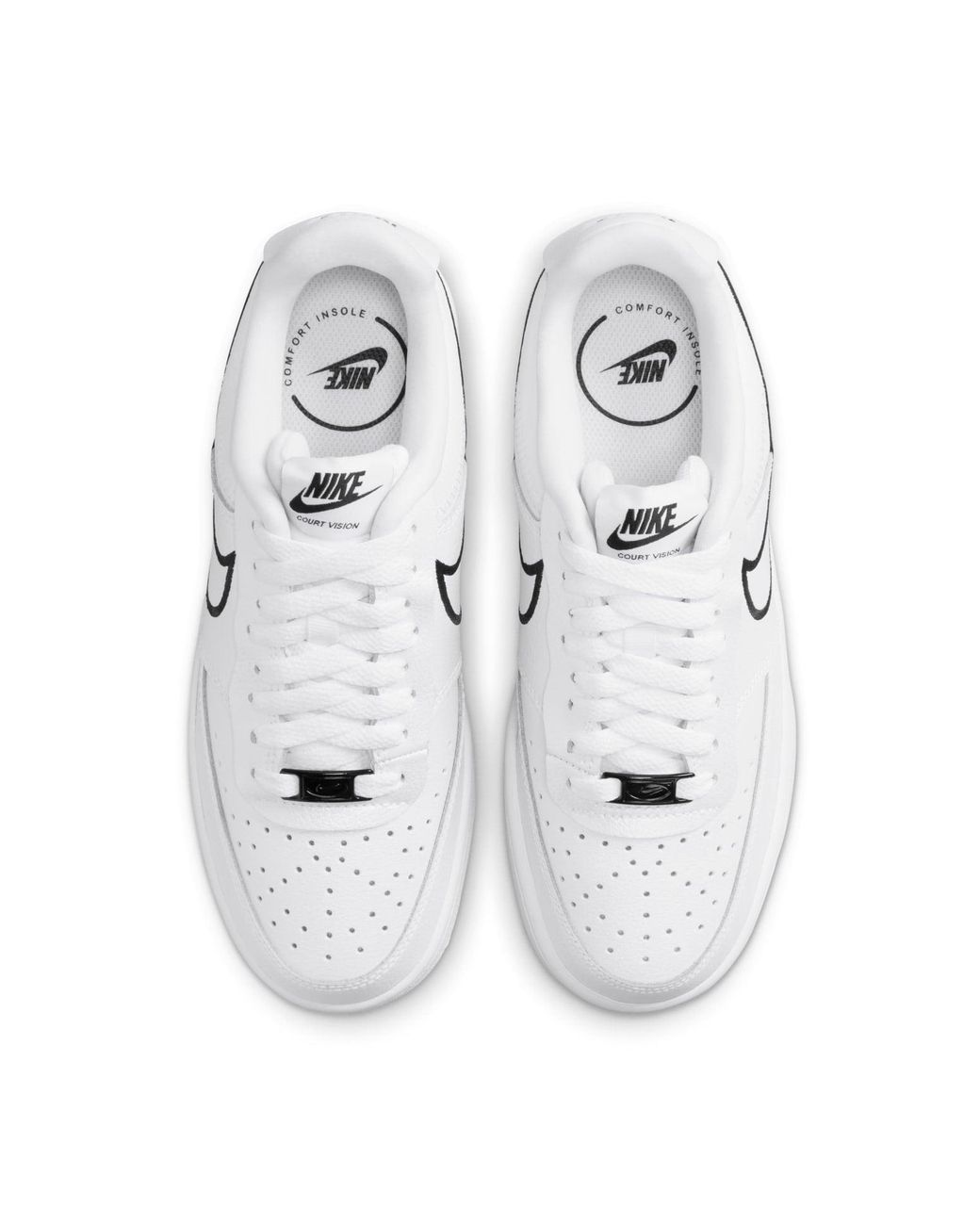 Nike White (Wmns) Court Vision Low Premium