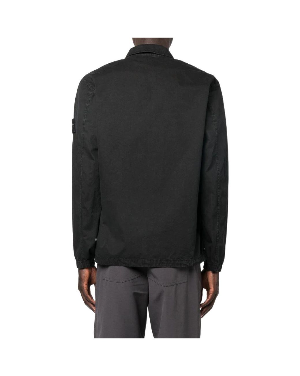 Stone Island Black Overshirt for men