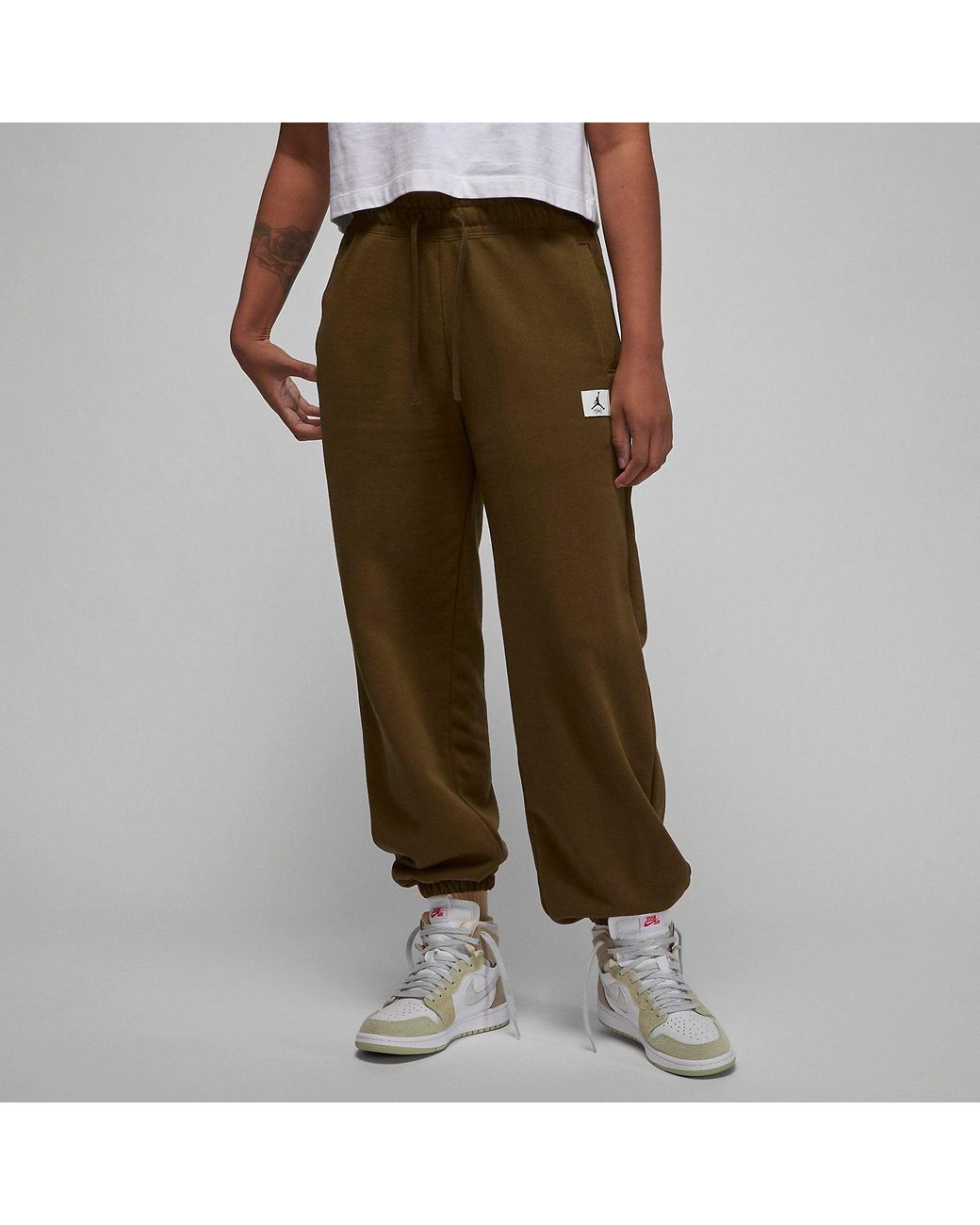 Nike Brown (Wmns) Flight Fleece Trousers 'Light'