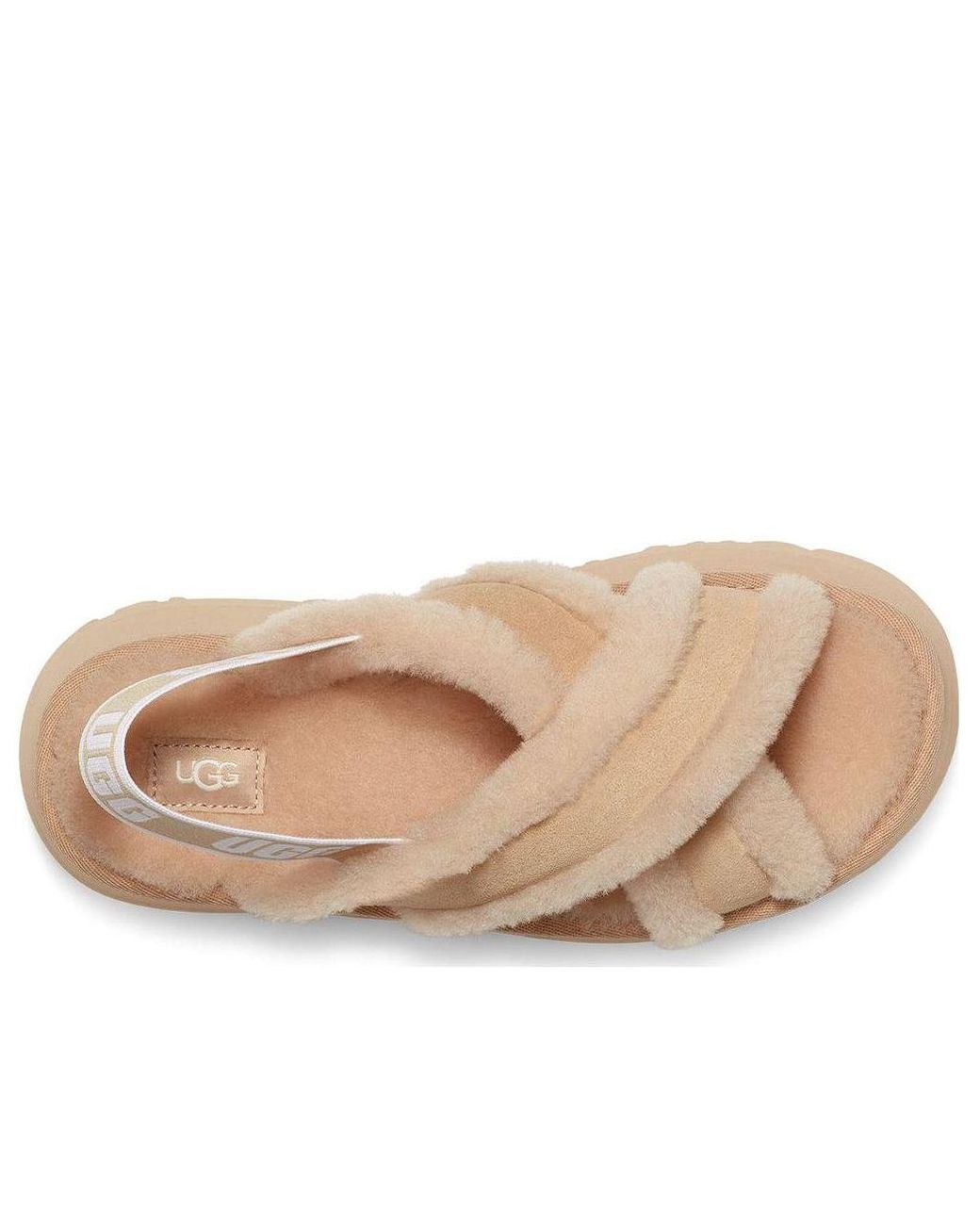 UGG (Wmns) Disco Cross Slides 'Driftwood' in Natural | Lyst UK