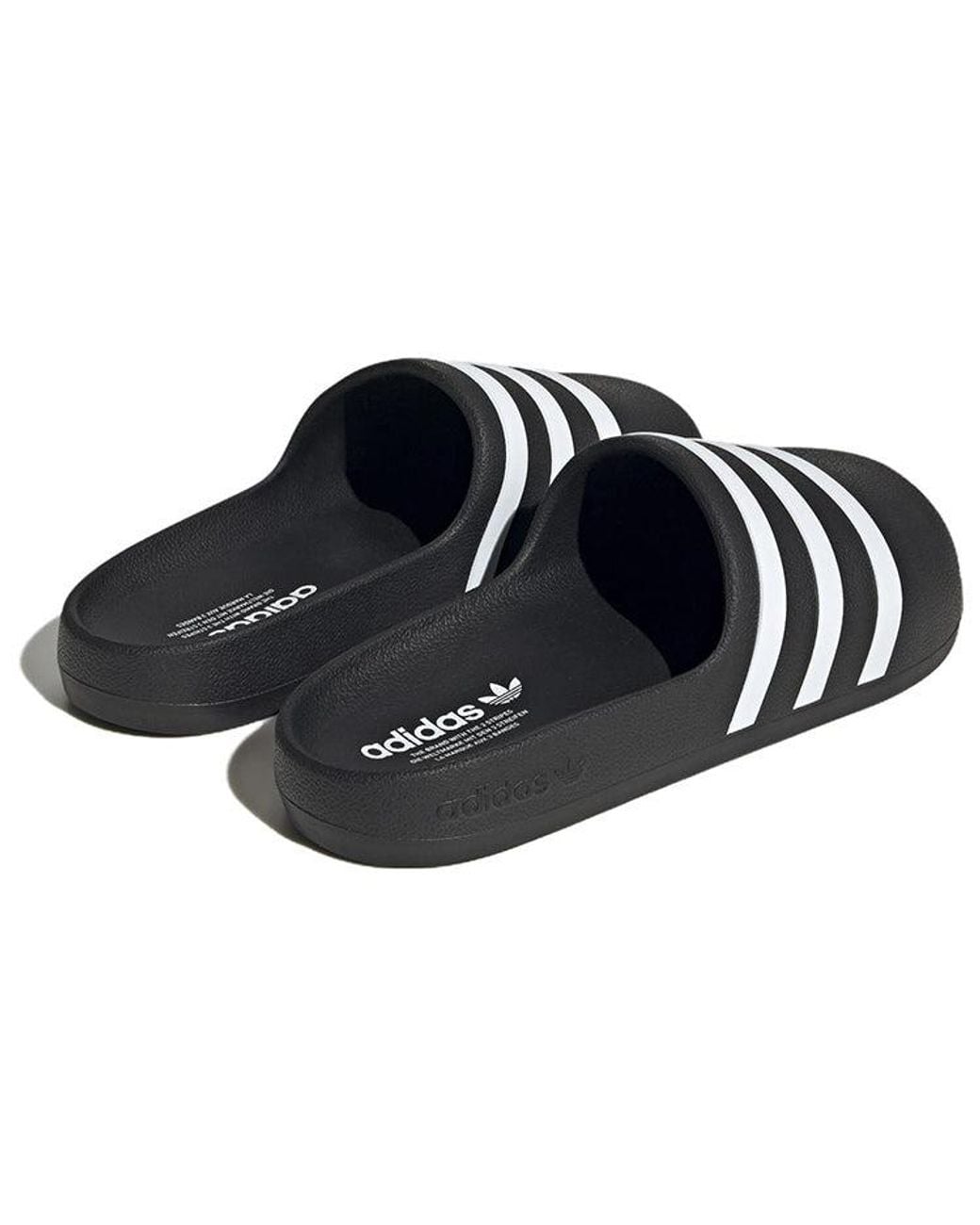 Adidas Black Adifom Adilette Slide for men
