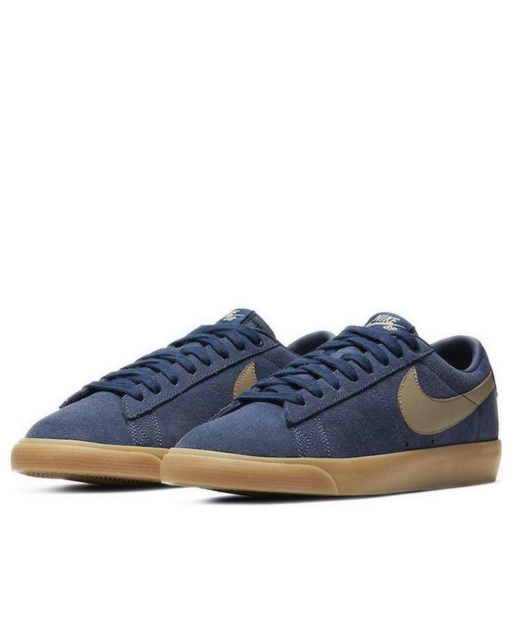 Nike Blue Blazer Low Sb Gum' for men