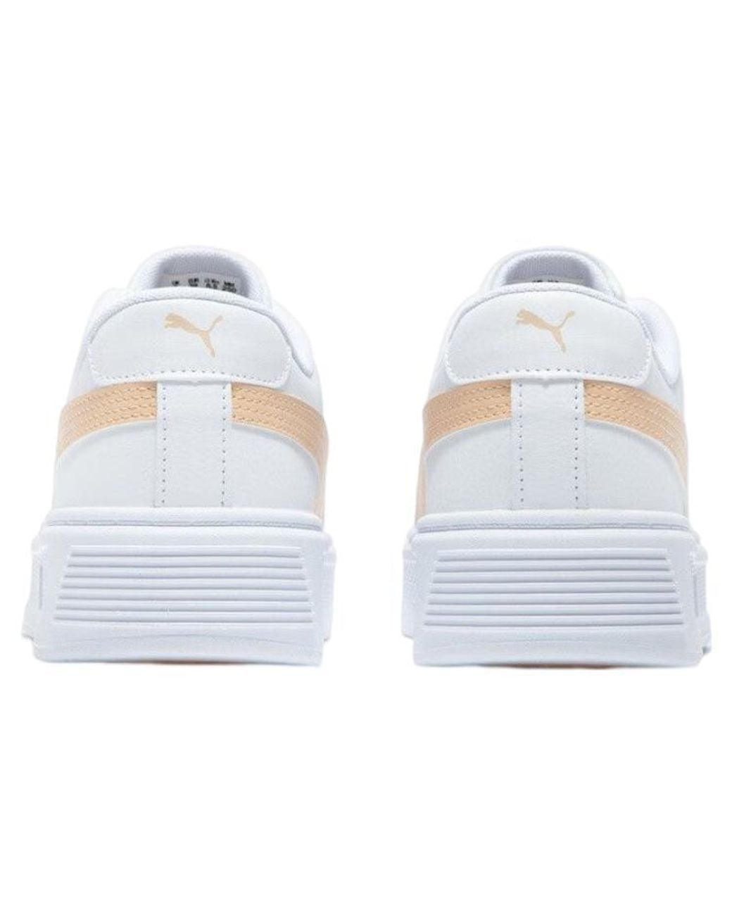 PUMA White (Wmns) Smash Platform V3