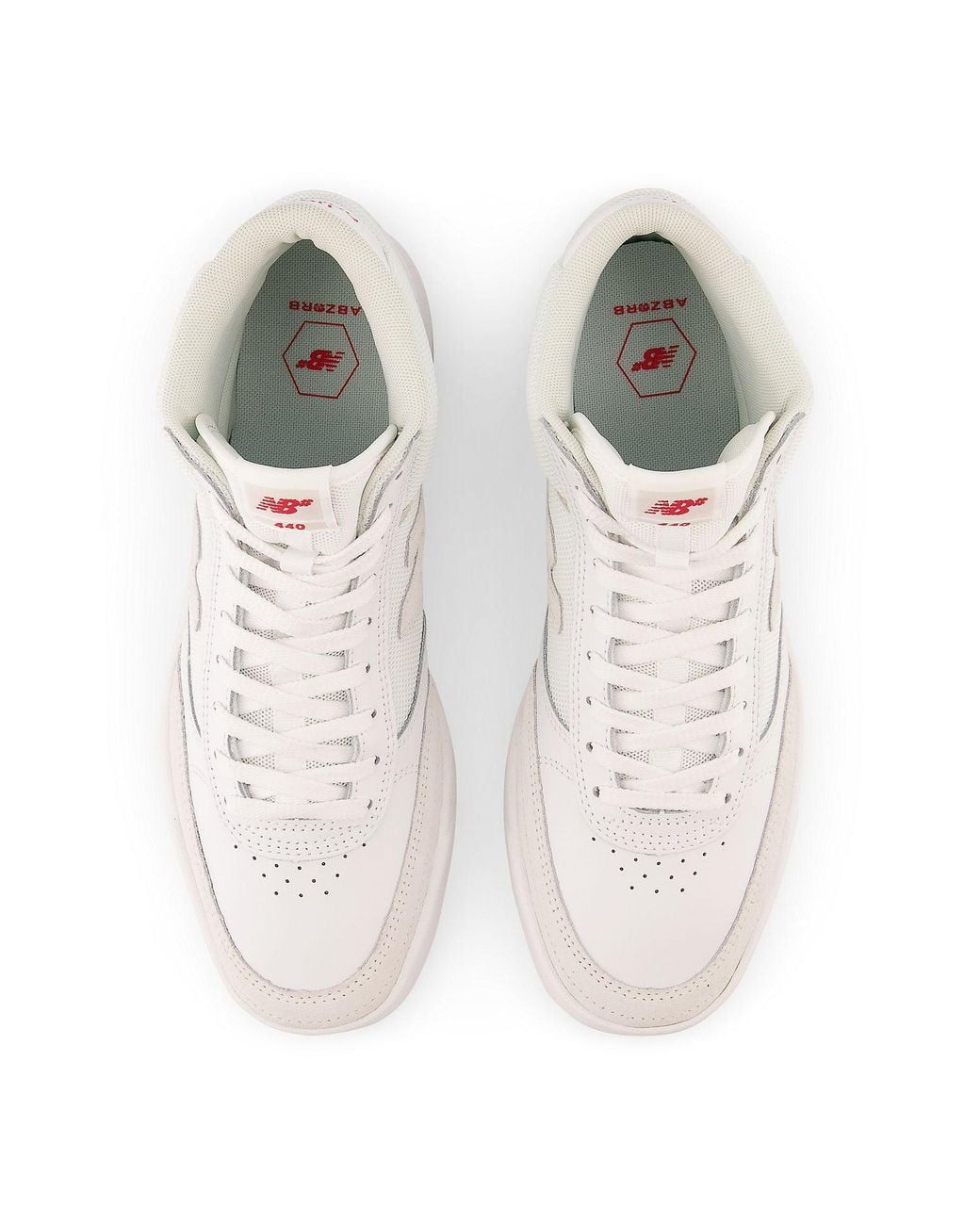 New Balance White 440 High for men