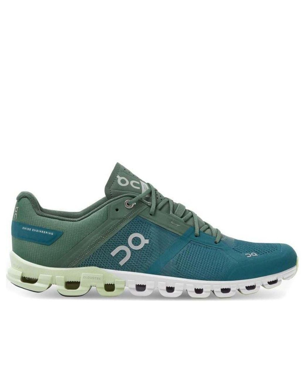 On Shoes Green Cloudflow 'Sea Petrol' for men