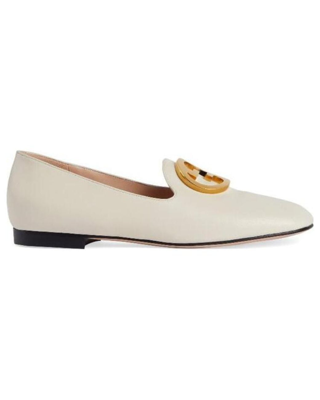 Gucci Metallic (Wmns) Logo Plaque Loafers
