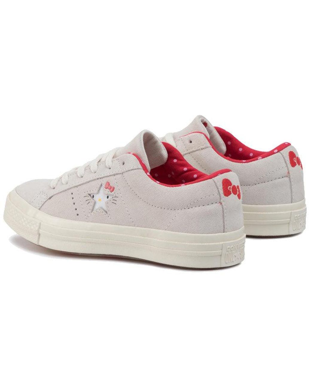 Converse White Hello Kitty X One Star Suede Low Top for men