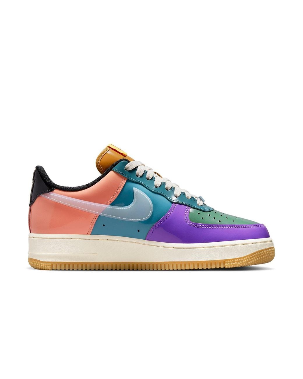 Nike Multicolor Air Force 1 Low X Undefeated Shoes In Purple, for men