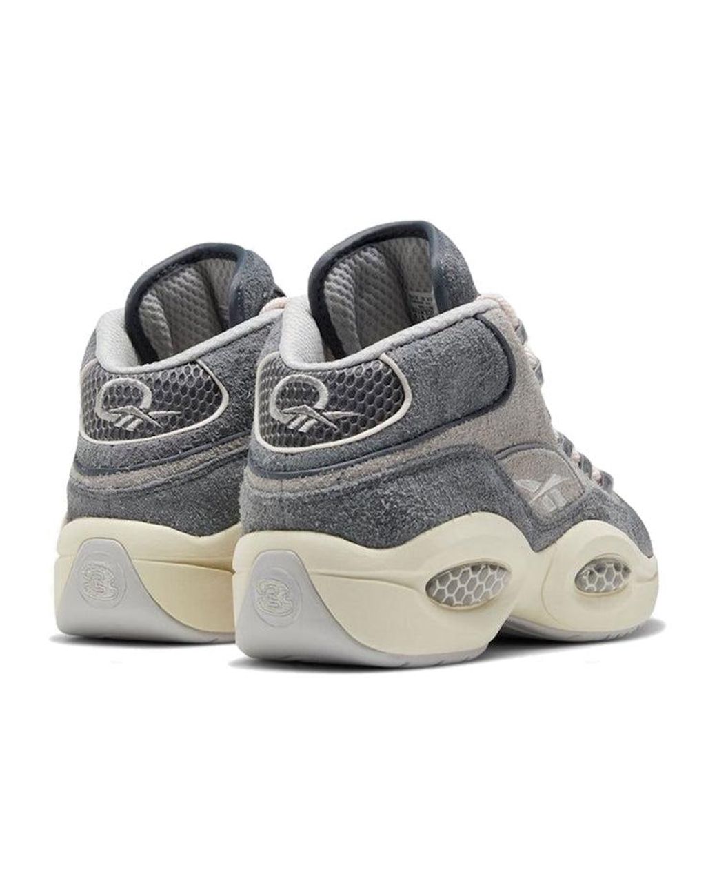 Reebok Blue Question Mid Suede' for men