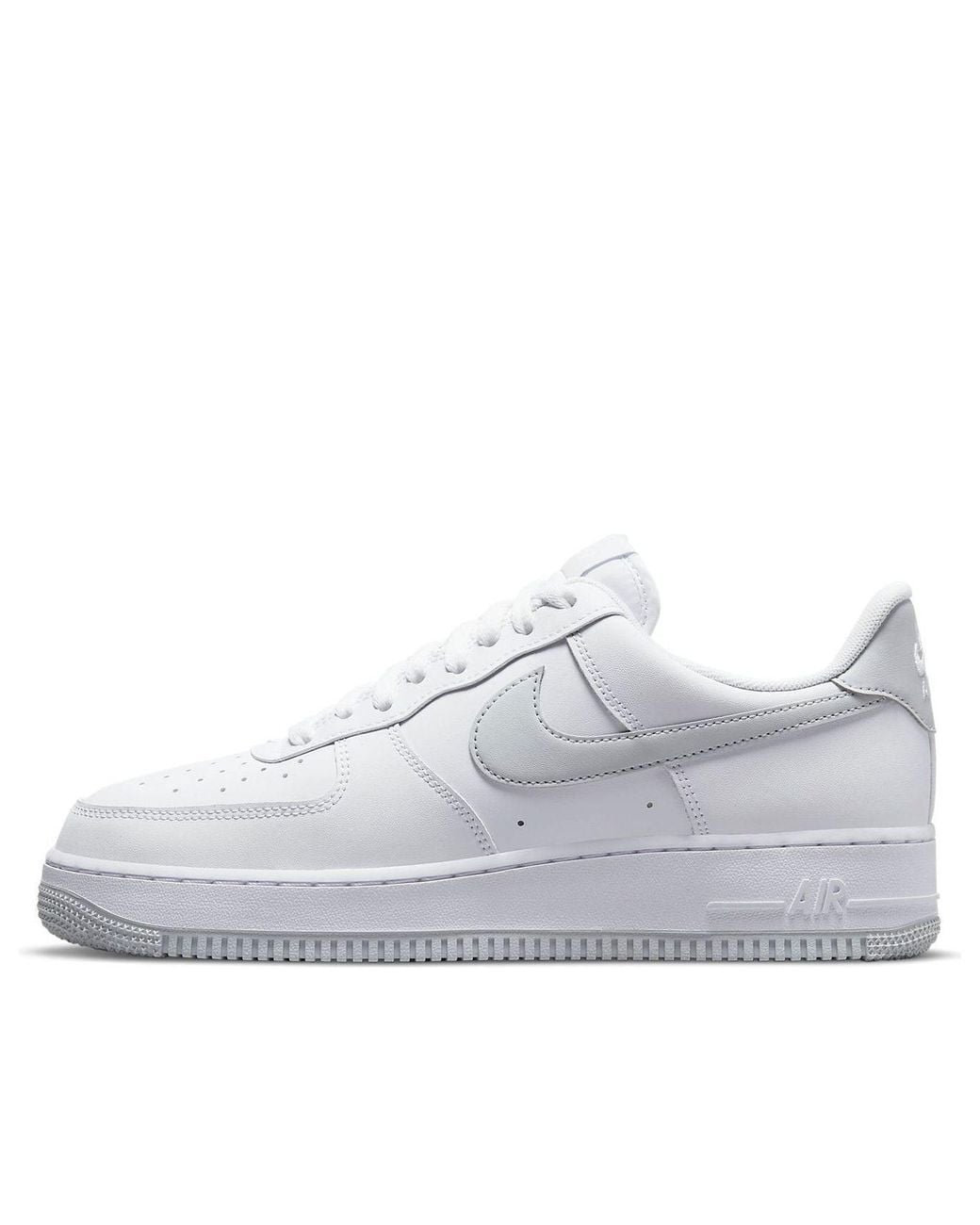 Nike White Air Force 1 '07 Pure Platinum' for men