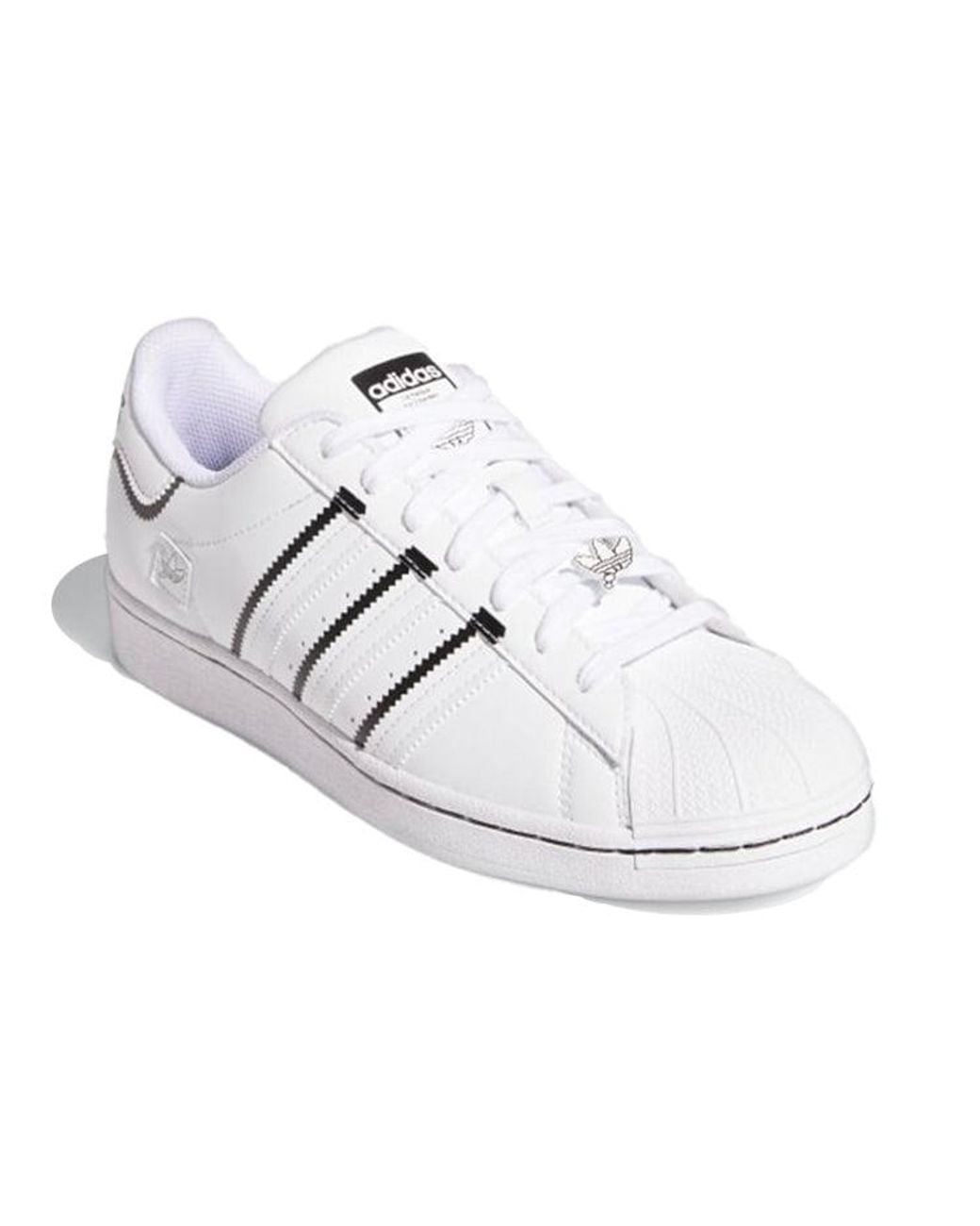 Adidas White Superstar 'Thin Stripes' for men