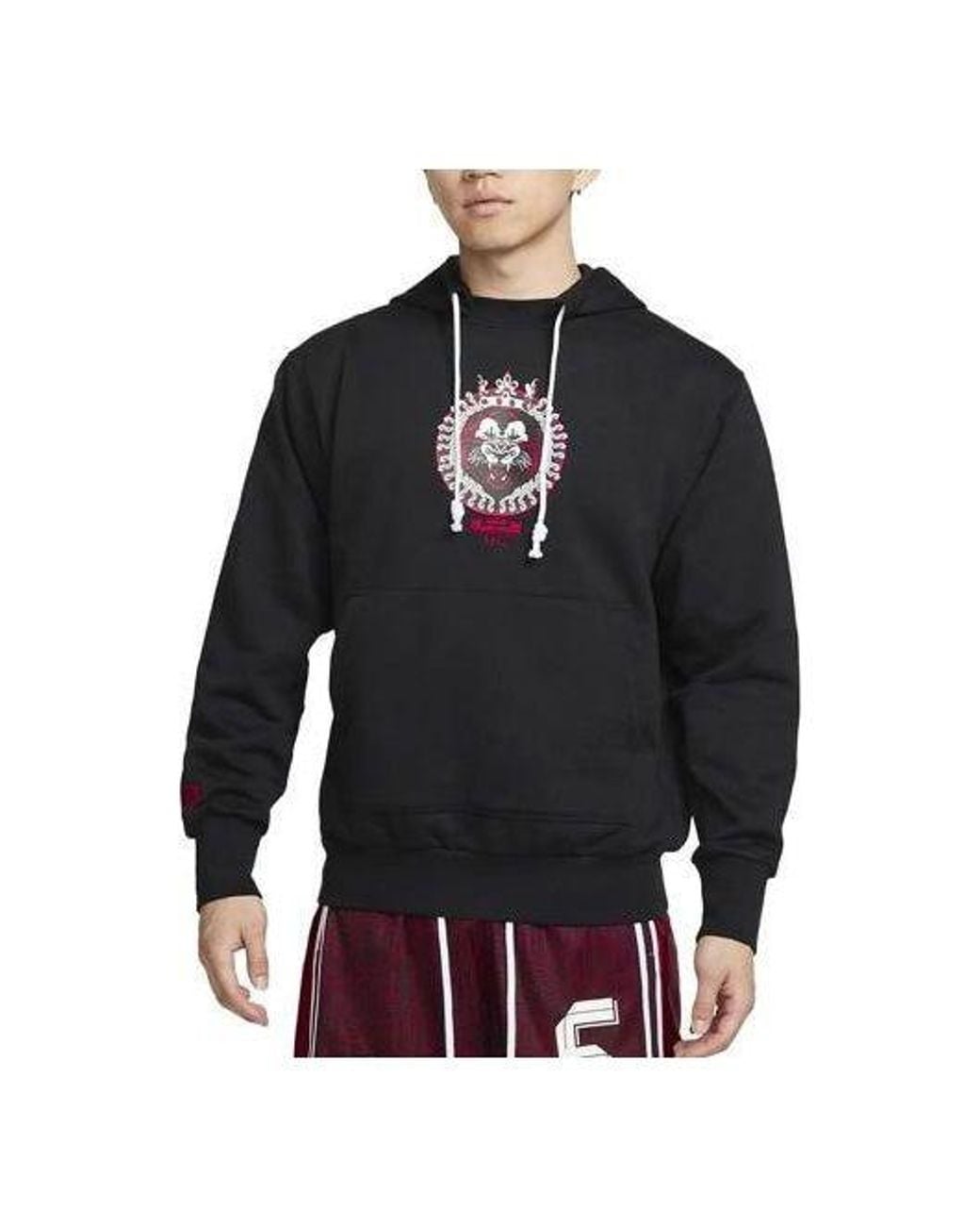 Nike Black Lebron James X Liverpool Fc Pullover Hoodie for men