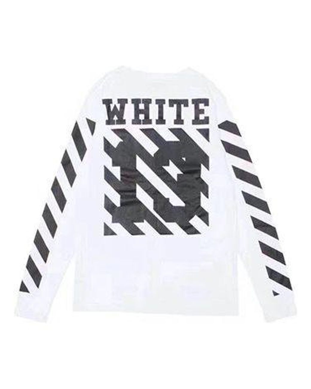 Off-White c/o Virgil Abloh Graffiti White Puppet Double Layer L/s T-shirt  In White/multi for Men