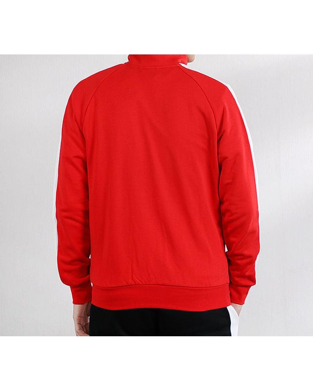 PUMA Red Iconic Minimalistic Casual Stand Collar Jacket for men