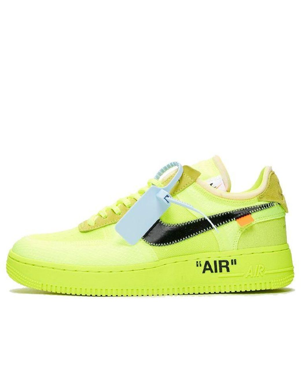 NIKE X OFF-WHITE The 10: Air Force 1 Low 'off-white Volt' Shoes in Yellow |  Lyst