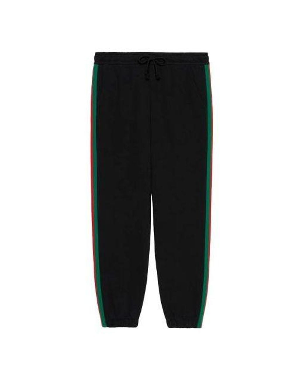Gucci Black X The North Face Crossover Ss21 Webbing Printing Cotton Sports Pants/Trousers/Joggers