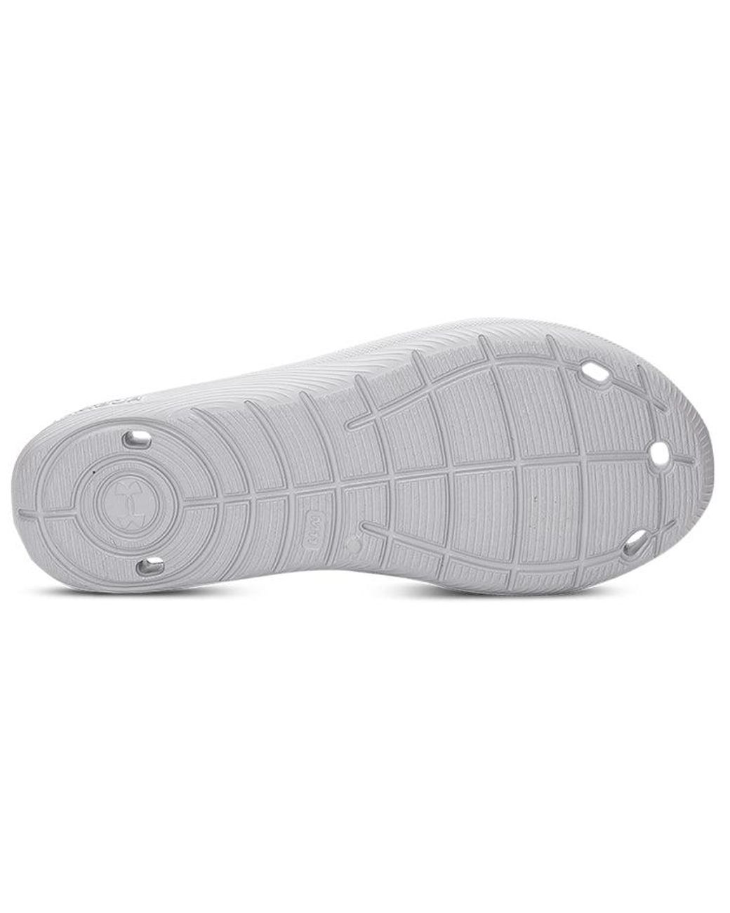 Under Armour Gray Locker 4 Slide 'Mod' for men
