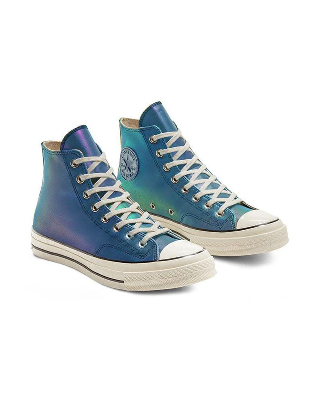 Converse Blue Iridescent Chuck 1970S High Top for men