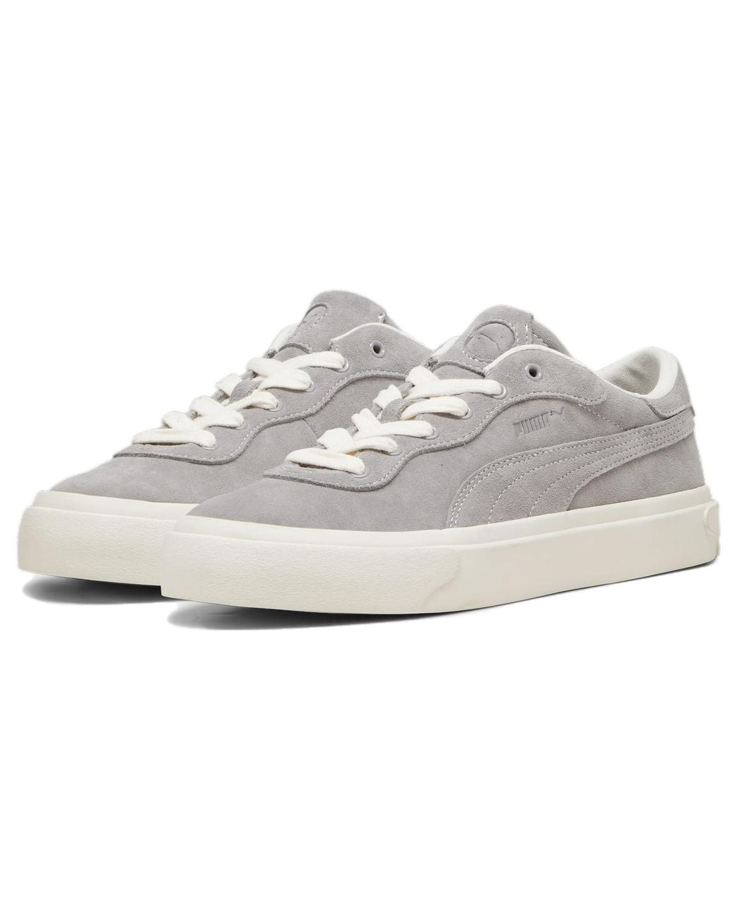 PUMA White Capri Royale Suede 'Light' for men