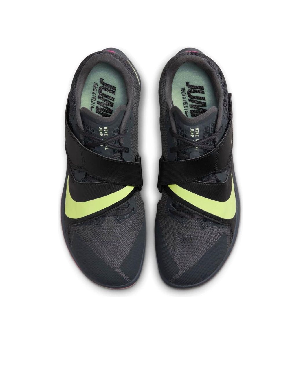 Nike Black Air Zoom Rival Jump Spikes 'Anthracite Light Lemon Twist' for men