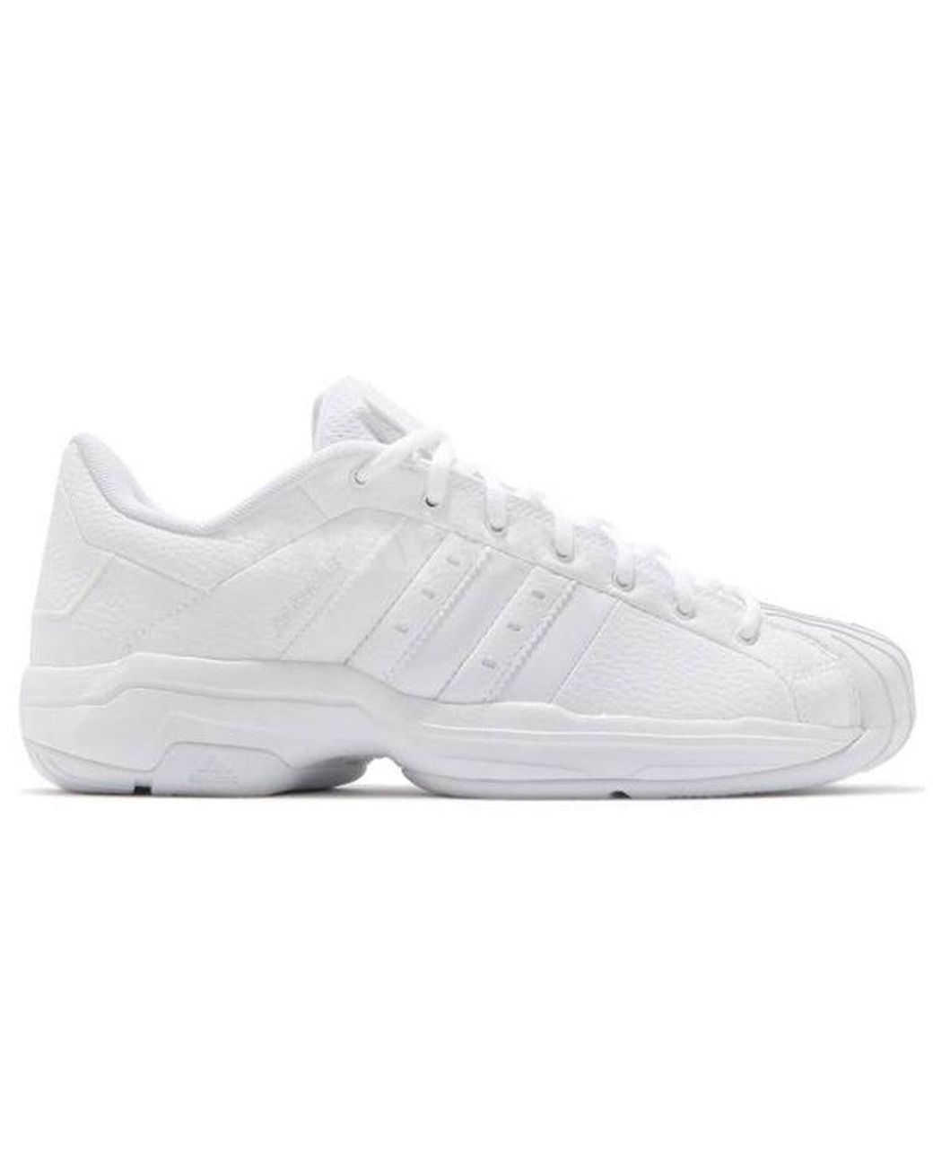 Adidas White Pro Model 2G Low 'Triple' for men