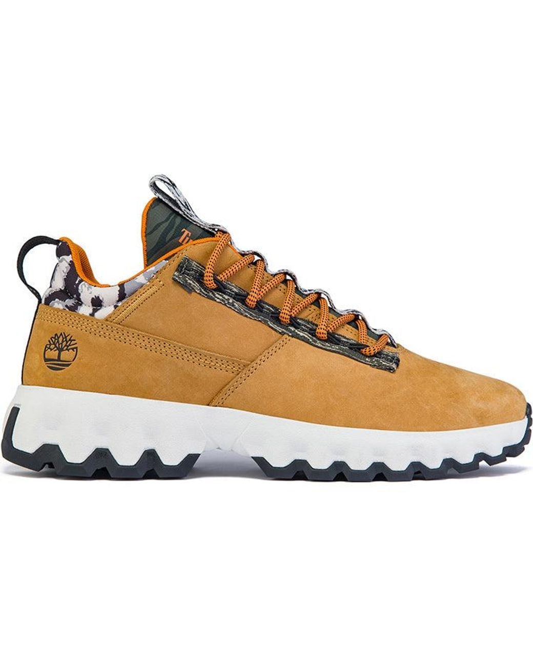 Timberland Brown Greenstride Edge Waterproof Wide Fit Boots 'Wheat Nubuck' for men