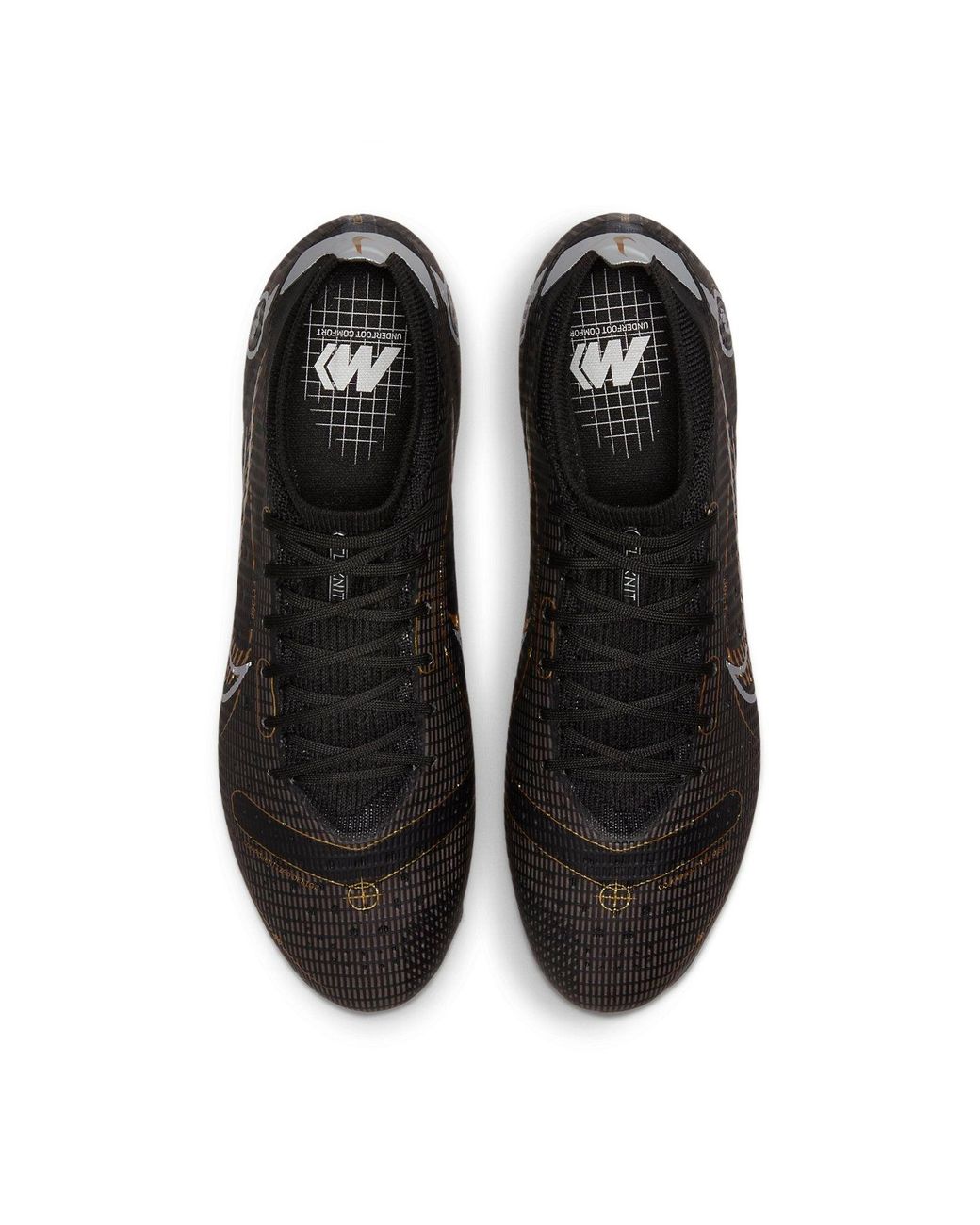 Nike Black Mercurial Vapor 14 Pro Fg Metallic' for men