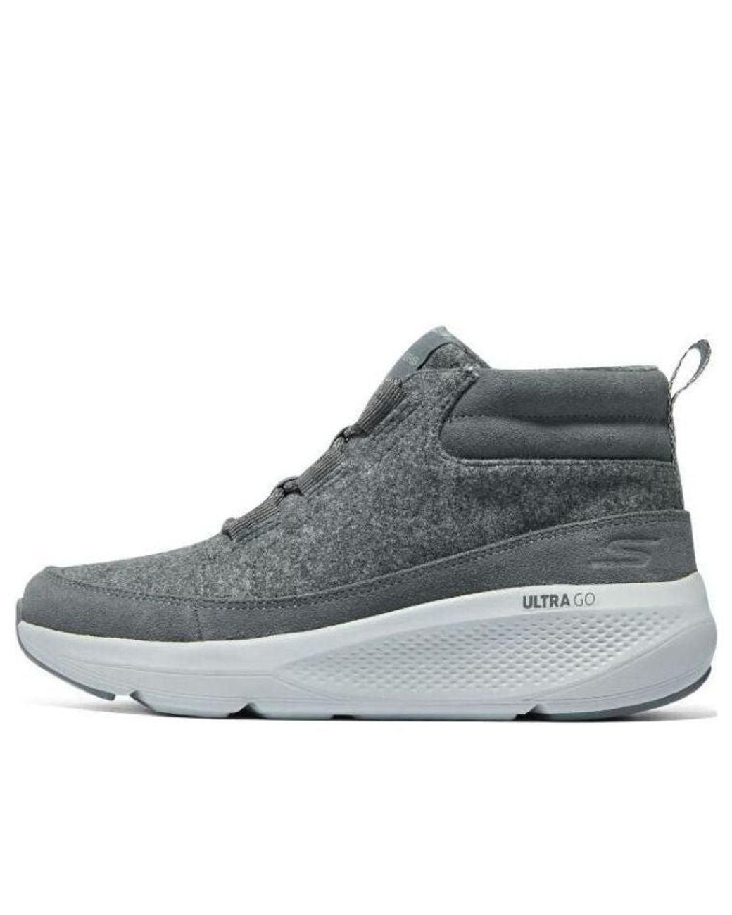 Skechers Gray (Wmns) Ultra Go Shoes