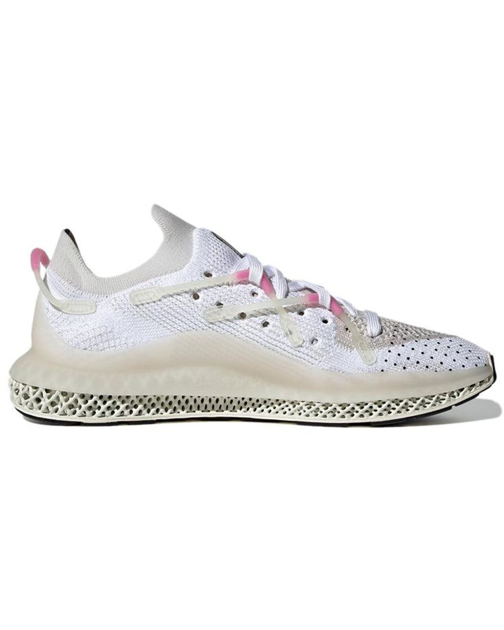Adidas White 4D Fusio 'Cloud' for men