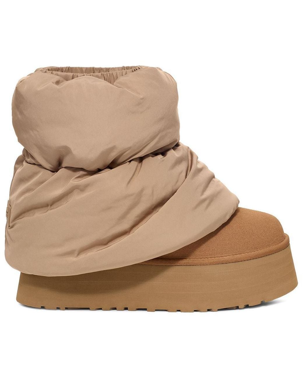 Ugg Natural Classic Mini Dipper Puffer Boots