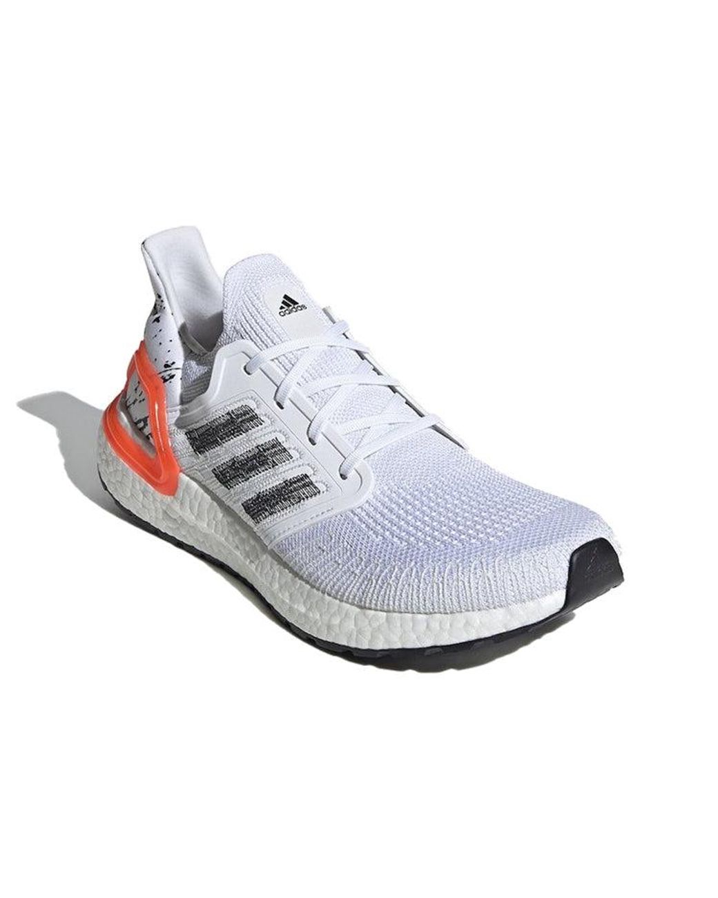 Adidas White Ultraboost 20 'Solar' for men