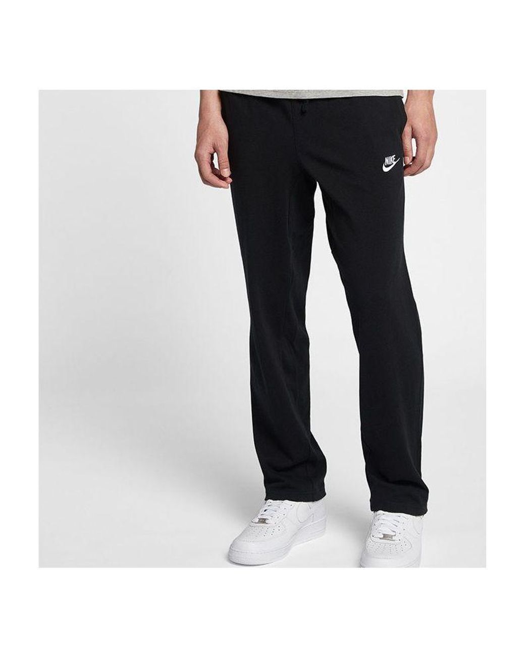 Nike Blue Sportswear Breathable Knit Sports Long Pants for men