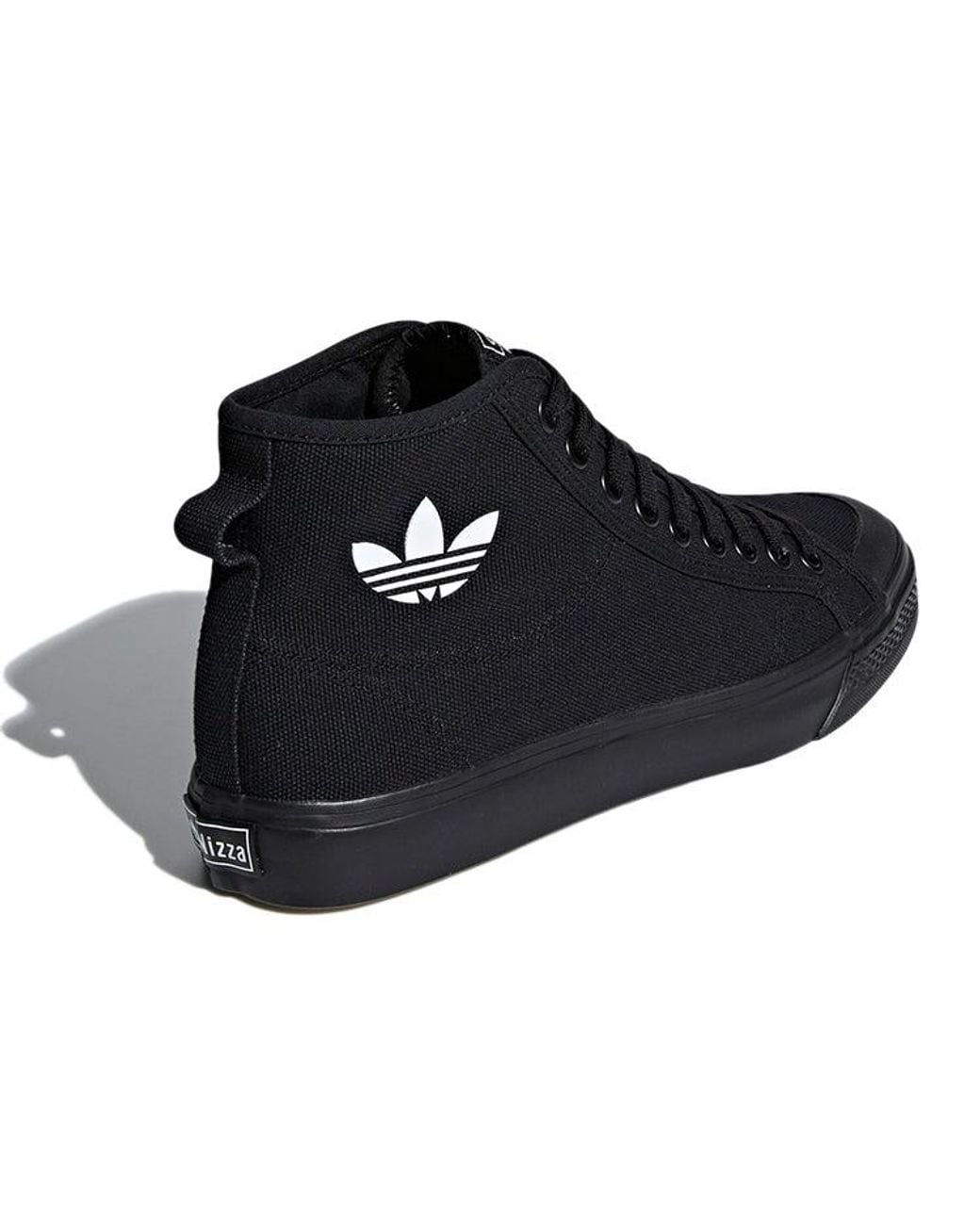 Adidas Black Nizza Hi Top Logo' for men