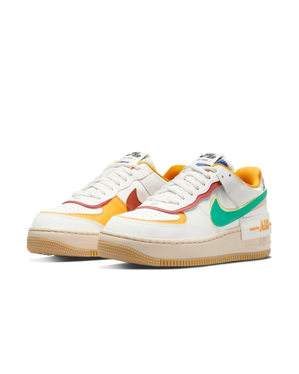 Nike White (Wmns) Air Force 1 Shadow