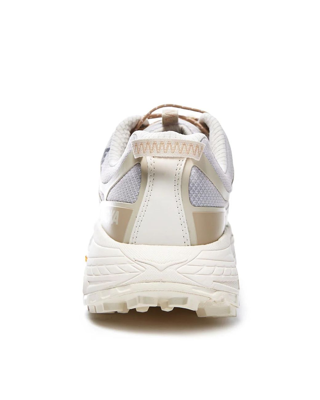Hoka One One White Mafate Three 2 Sneaker 'Eggnog'