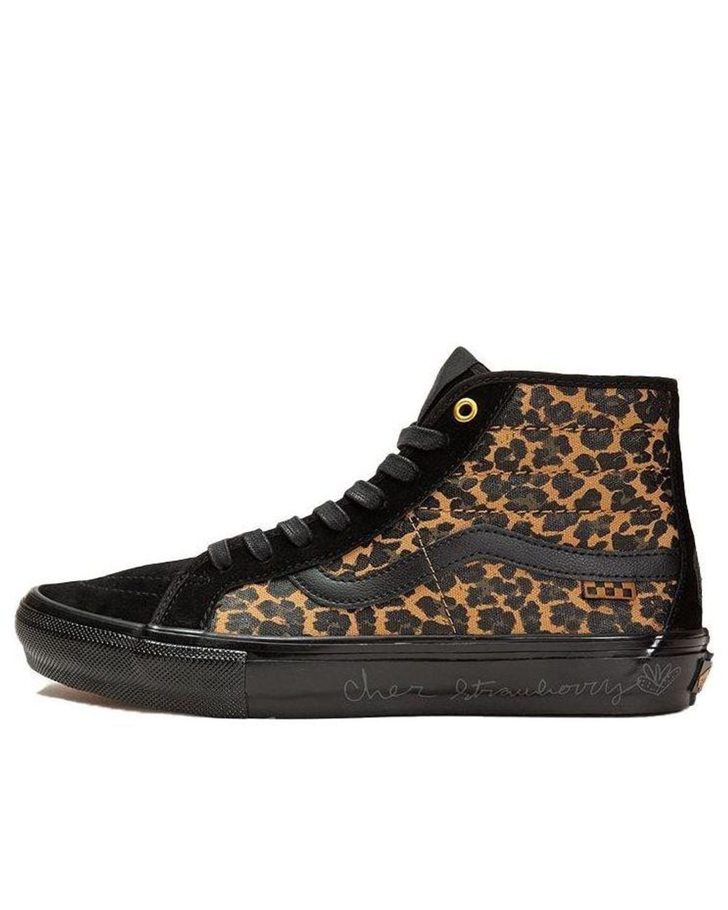 Vans Black Cher Strauberry X Skate Sk8-Hi Decon 'Cheetah' for men