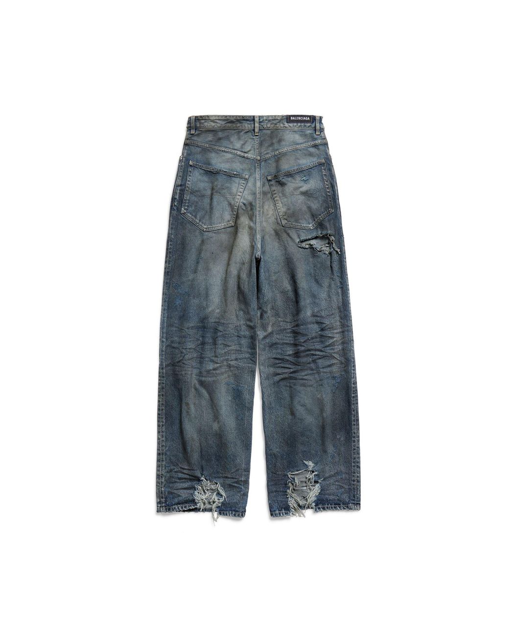 Balenciaga Blue (Wmns) Baggy Pants 'Light'