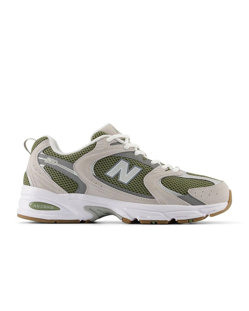 New Balance Gray 530 'Dark Olivine' for men