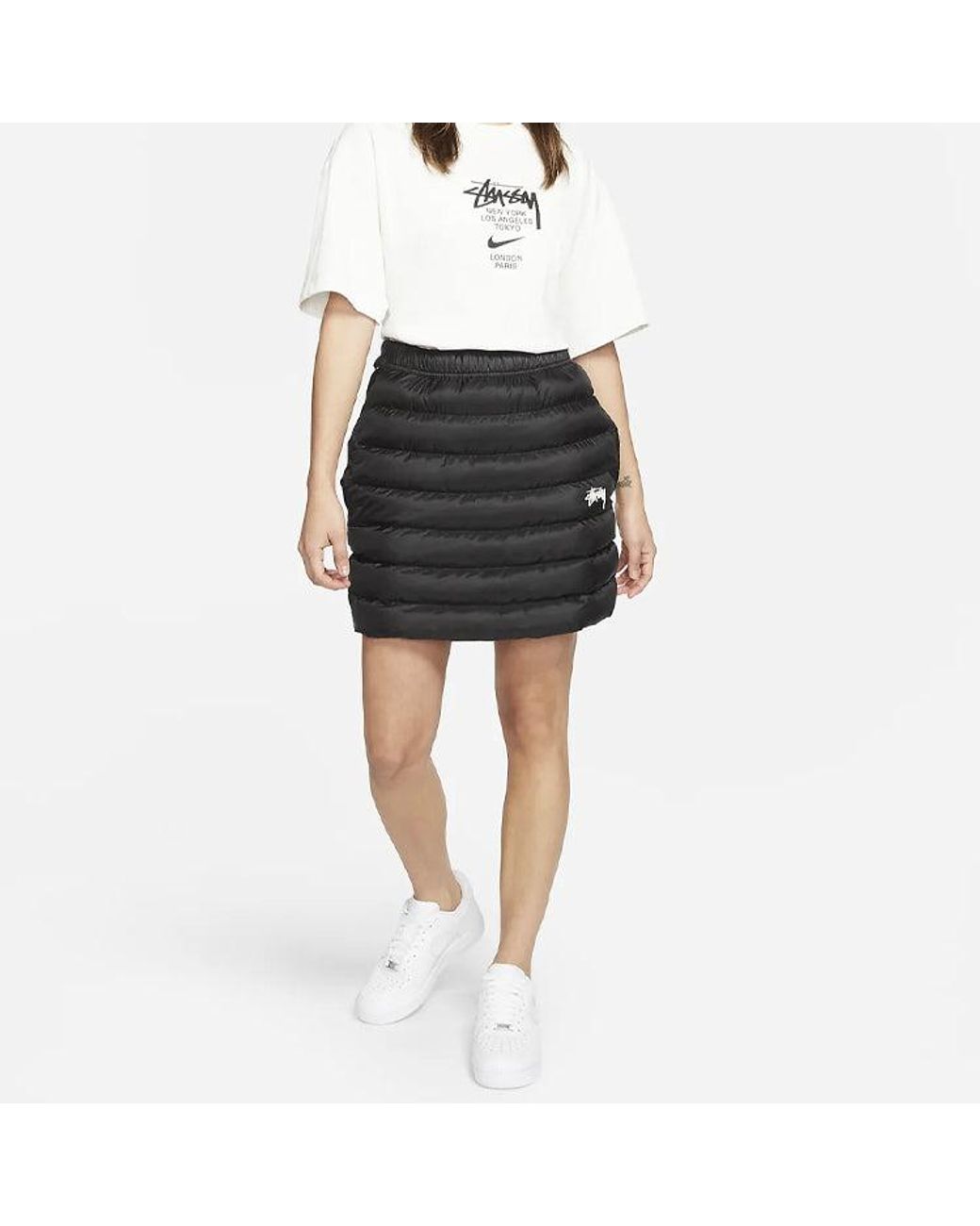 Nike Black (Wmns) X Stussy Logo Skirt